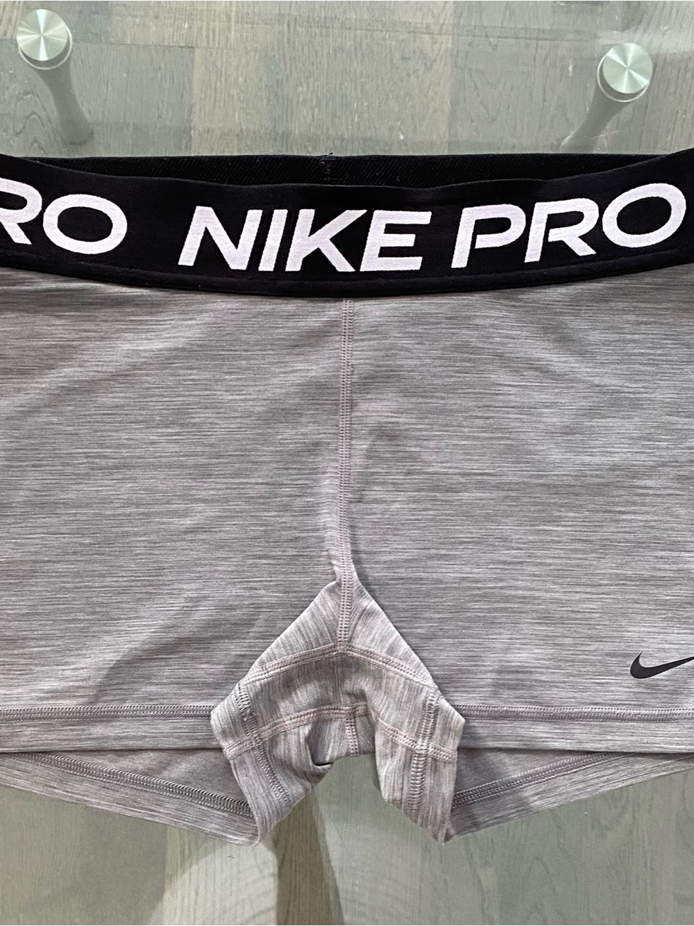 Nike Pro 365 Dri-FIT 3” Shorts Smoke Grey Heather Size M